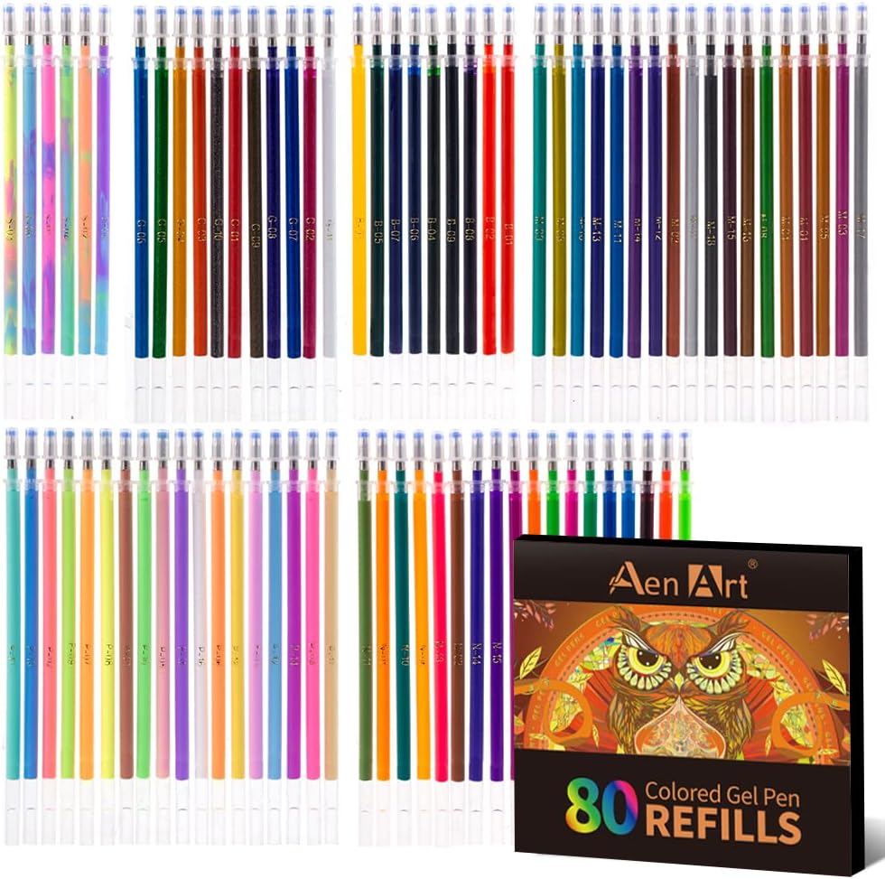 Aen Art 80 Gel Pen Refills