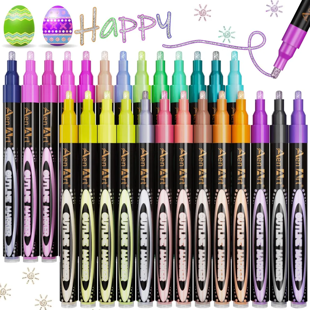 Aen Art 26 Outline Markers