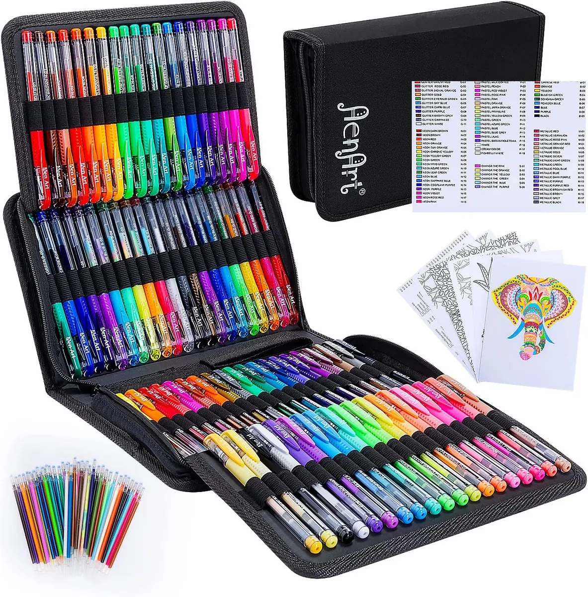 Aen Art 160-Piece Gel Pen Set