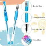 100 Glitter Gel Pens with Case, photo 2