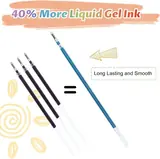 100 Glitter Gel Pens with Case, photo 3