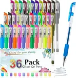 36 Glitter Gel Pens, photo 1