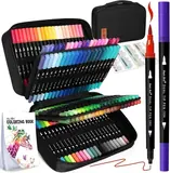 120 Dual Tip Brush Pens, photo 1